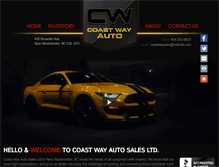 Tablet Screenshot of coastwayauto.com